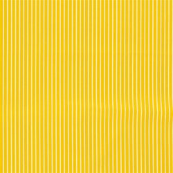 Bavlněné popelínové pruhy - slunečně žlutá