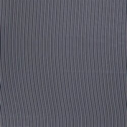 Cotton poplin stripes - dark blue