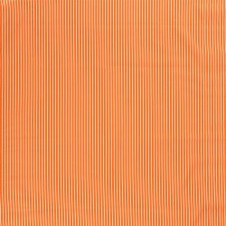 Cotton poplin stripes - orange