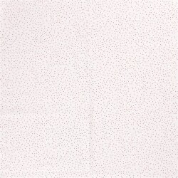 Popeline di cotone maculato - bianco