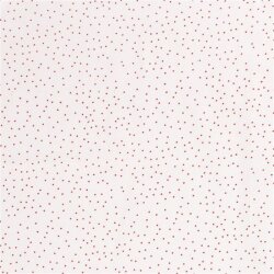 Cotton poplin speckle - white