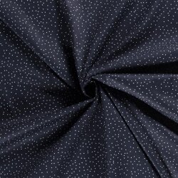 Cotton poplin speckle - dark blue