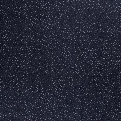 Popelín de algodón moteado - azul oscuro