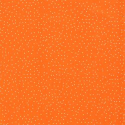 Popelín de algodón moteado - naranja