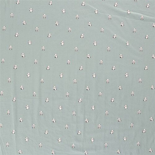 Orsetto panda in jersey di cotone - blu ombra