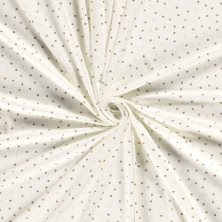 Jersey de coton Confetti - crème