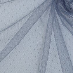 FINE TULE DOT - LIGHT BLUE