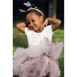 FINE TULE DOT - MARINE