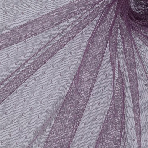 FINE TULE DOT - LILAC