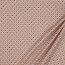 Coton enduit losanges abstraits - abricot clair
