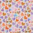 French Terry Digital Hearts - off-white