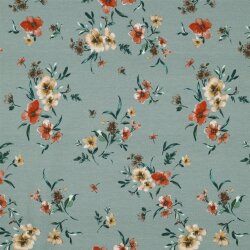 SWEAT DIGITAL Flowers - DARK MINT