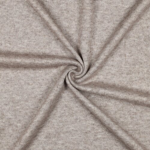 Strickstoff *Vera* Viskose-Mix  - taupe Meliert