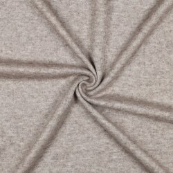 Strickstoff *Vera* Viskose-Mix  - taupe Meliert