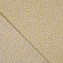 Mousseline animaux 2-SIDE - jaune / ECRU