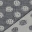 Muslin Smiley 2-SIDE - navy blue/cream