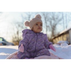 FOURRURE AVEC TULE MULTICOLORE - LILAS