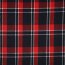 QUADRI SPAZZOLATI TINTI IN FILO - NAVY/ ROSSO