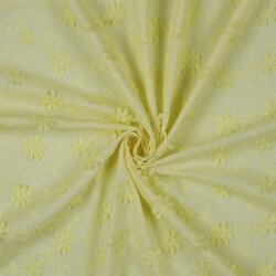 ALGODÓN VOILE bordado - AMARILLO