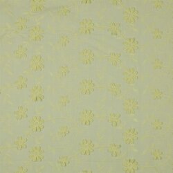 ALGODÓN VOILE bordado - AMARILLO