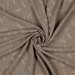KREP DOBBY STRIPE - PÍSEK