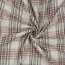 COTONE TINTO IN FILO CHECK - SABBIA