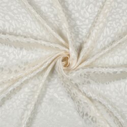 VISCOSE JACQUARD ANIMAL - ECRU