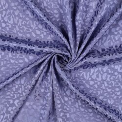 Viskose Jacquard Tiere  - lavendel