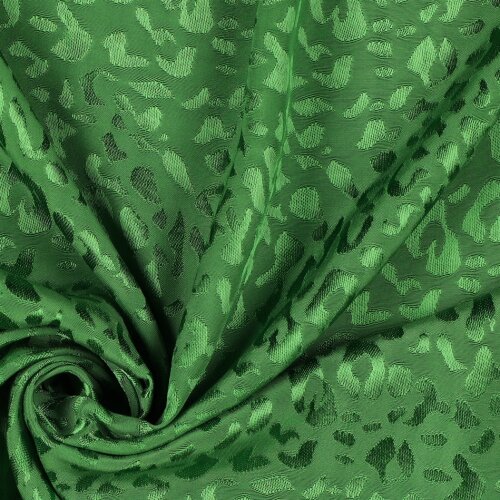 VISCOSE JACQUARD ANIMAL - GREEN