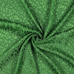 VISCOSE JACQUARD ANIMAL - GREEN