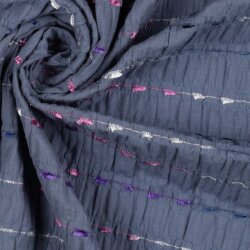 COTTON DOBBY STRIPE - JEANS