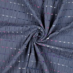 COTTON DOBBY STRIPE - JEANS