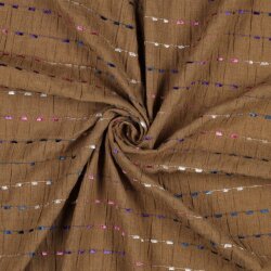 COTTON DOBBY STRIPE - CHAMEAU