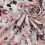 Viskose Popeline Stretch Digital Blumen - weiß