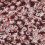 VISCOSE POPELINE STRETCH DIGITAL Fleurs - BORDEAUX