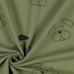 Sweat toute lannée Soft Chiens - vert concombre