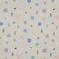 Baumwolljersey bunte Formen - creme meliert