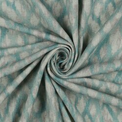 Linen Jersey DIGITAL ANIMAL SKIN - MINT