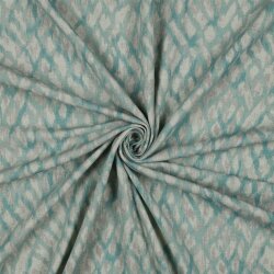 Linen Jersey DIGITAL ANIMAL SKIN - MINT