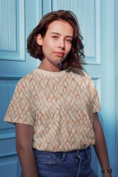 Linen Jersey DIGITAL ANIMAL SKIN - MINT