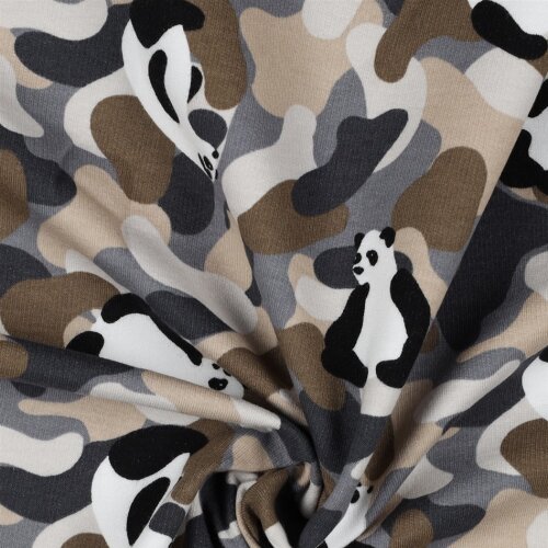 SOFT SWEAT PANDA CAMOUFLAGE - GRIGIO
