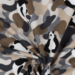 SOFT SWEAT PANDA CAMOUFLAGE - GRIGIO