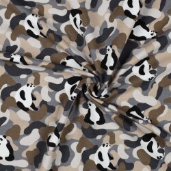 SOFT SWEAT PANDA CAMOUFLAGE - GRIGIO