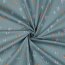 Cotton poplin organic birds & butterflies - dark mint