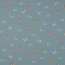 Cotton poplin organic birds & butterflies - dark mint