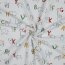 POPLIN Orgánico ANIMAL LetterH - BLANCO