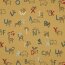 POPLIN Orgánico ANIMAL LetterH - MOSTAZA