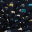 POPLIN CARS - NAVY