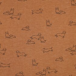 Ganzjahressweat  Hunde - kamel meliert