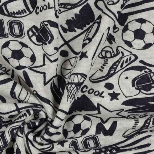 SWEAT MELANGE SPORTS - ECRU MELANGE